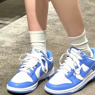 耐克/Nike Dunk LOW 男女同款白蓝百搭耐磨低帮板鞋 DV0833-113