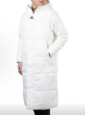 阿迪达斯男连帽防风保暖棉服