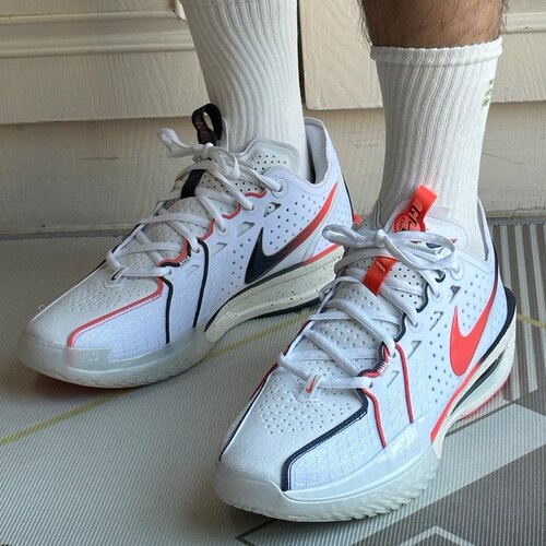 Nike G.T. Cut 3 男款白橙色舒适耐用耐磨低帮篮球鞋 IB8870-191