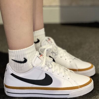 Nike Court Legacy Next Nature 男款防滑低帮板鞋 DH3162-100