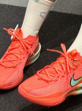 Nike G.T. Cut 3 HP EP 男款红色百搭舒适低帮篮球鞋 DV2918-800