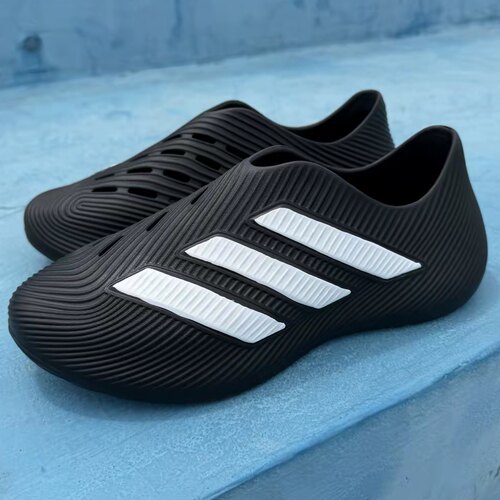 Adidas Purechill男女同款时尚黑白舒适贴合回弹生活休闲鞋LC1222