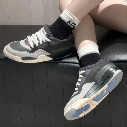 Jordan Air Jordan 4 RM Iron Grey男灰中帮复古篮球鞋FQ7939-002