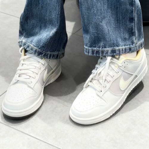 Nike Dunk Low Metallic女款白色舒适百搭薄底低帮板鞋IB7311-001