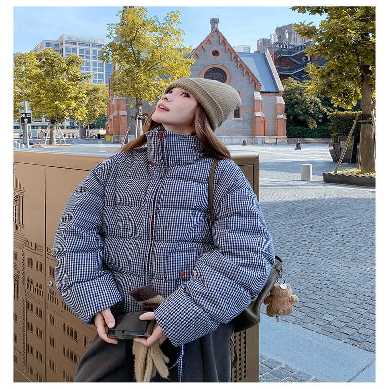 2C291千鸟格90羽绒服YRF8818-P225-K399