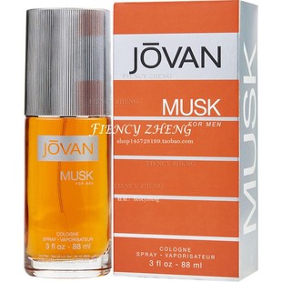 Men祖梵麝香男士 Jovan For 88ml木质花香EDC Musk 古龙水Cologne