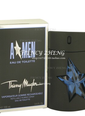 现货THIERRY MUGLER Angel AMen蒂埃里穆勒天使男士EDT淡香水木质