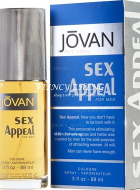 Jovan Sex Appeal 祖梵性感男士EDC古龙水Cologne 88ml辛辣馥奇香