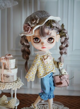 Blythe小布娃衣”奶茶酱”ob24ob22新款