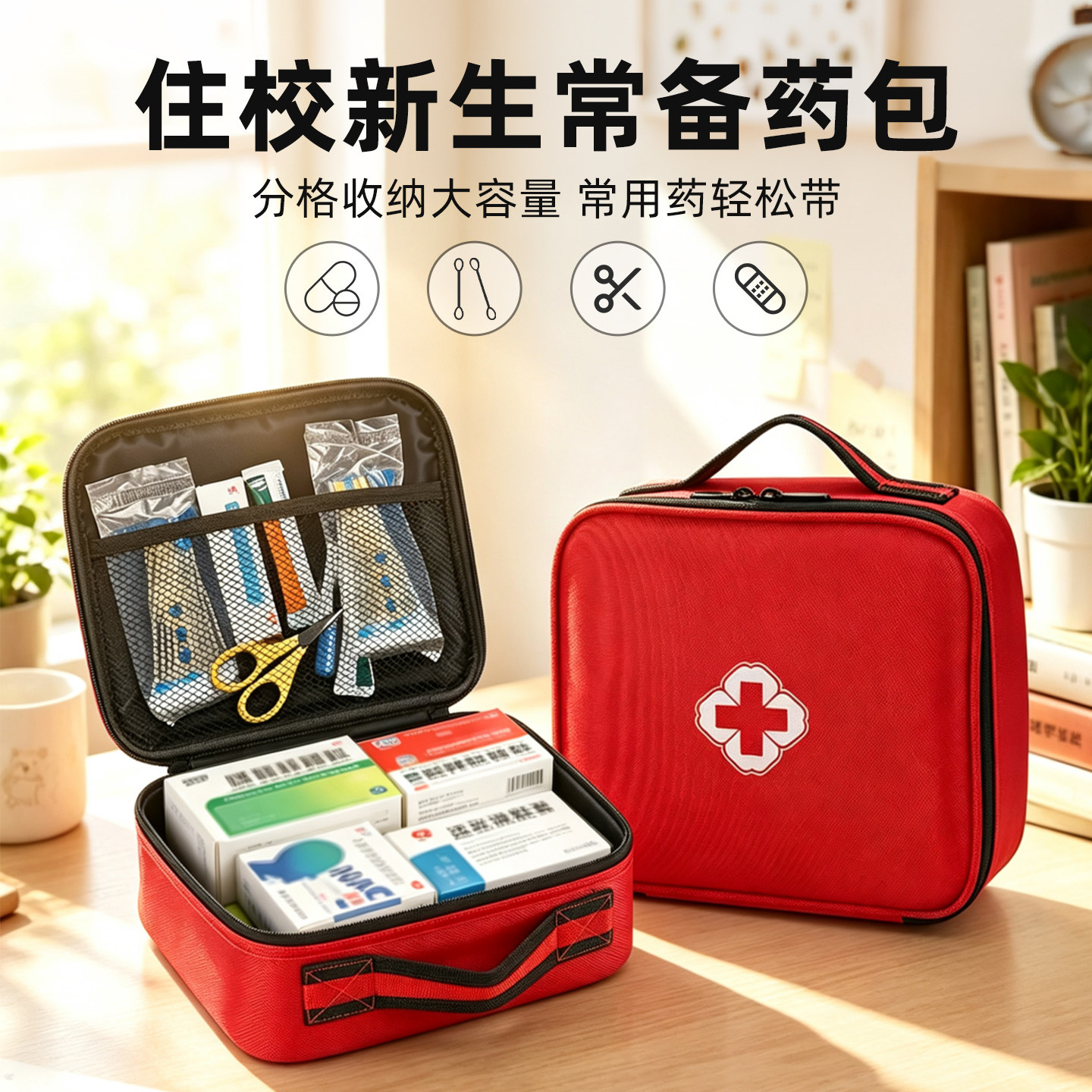 急救包宿舍药品收纳包全套国家标准车载小医疗包应急户外便携式图片