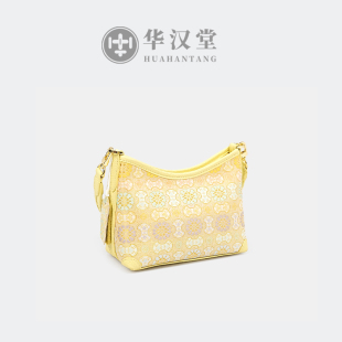 【小流浪家族】非遗宋锦上久楷名家宋锦古钱三多女牛皮包19*8*15