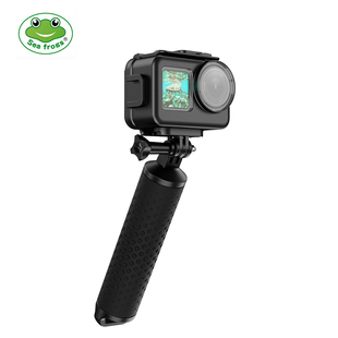 海蛙60M深度防水适用GoPro13防水壳Action4 5Pro潜水铝合金防水罩