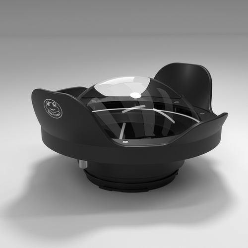 海蛙Seafrogs相机塑胶防水壳可更换镜头套筒玻璃材质广角PC鱼眼