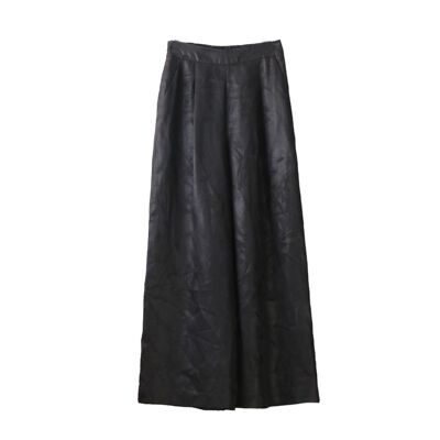 【李艺佳Joy】桑蚕丝提花阔腿休闲裤T7K20026