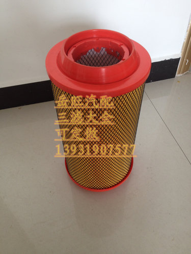 PU2040成都重汽王牌货车757B777B空滤空气滤清器K2040PU通孔