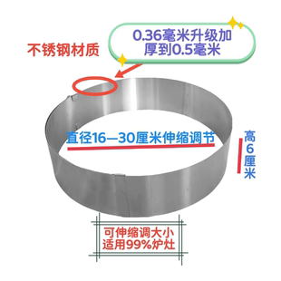 不锈钢防风板防风圈防风罩防滑架煤气燃气节能罩隔热板家用户外