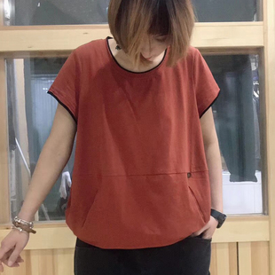 夏季642新款体恤宽松休闲胖mm妈妈装短袖打底衫纯棉百搭女上衣T恤