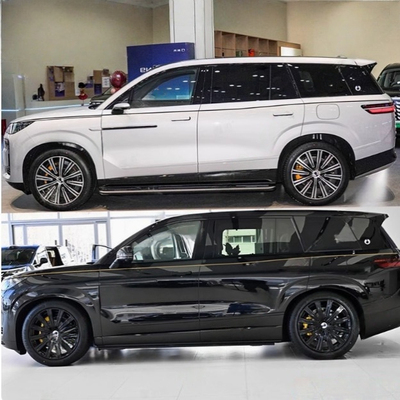 适用腾势N9车贴拉花DENZA N9车身金腰线改装贴纸个性装饰贴画彩条