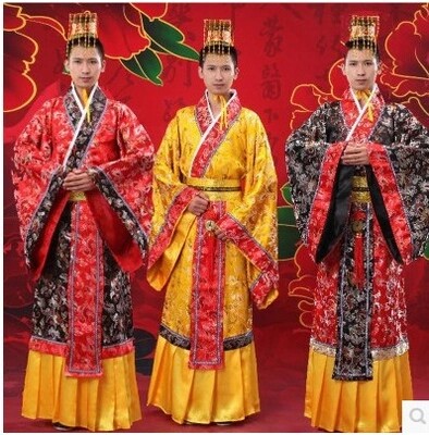 古装唐朝皇上皇帝服装秦朝汉服古代龙袍服太子服戏服演出服成人男