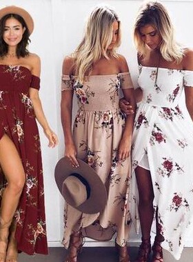 Summer Long Dress For Women Maxi Sexy Ladies Party Dresses