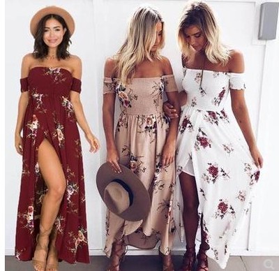 Summer Long Dress For Women Maxi Sexy Ladies Party Dresses