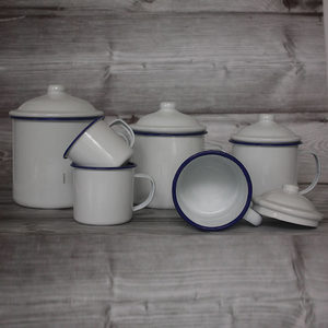 搪瓷茶缸杯子带盖瓷缸水杯白瓷茶杯带把塘瓷口缸怀旧老式洋瓷缸U