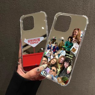 第五季 怪奇物语华为Pura70p苹果16手机壳华为mate60人物合集vivo潮牌oppoReno12小米15镜面一加9荣耀80三星软