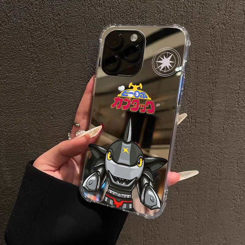 侯明昊同款鲨鱼辣椒手机壳适用iPhone16promax苹果17proOPPOReno14女三星S25为Mate70荣耀200小米15一加ACE3