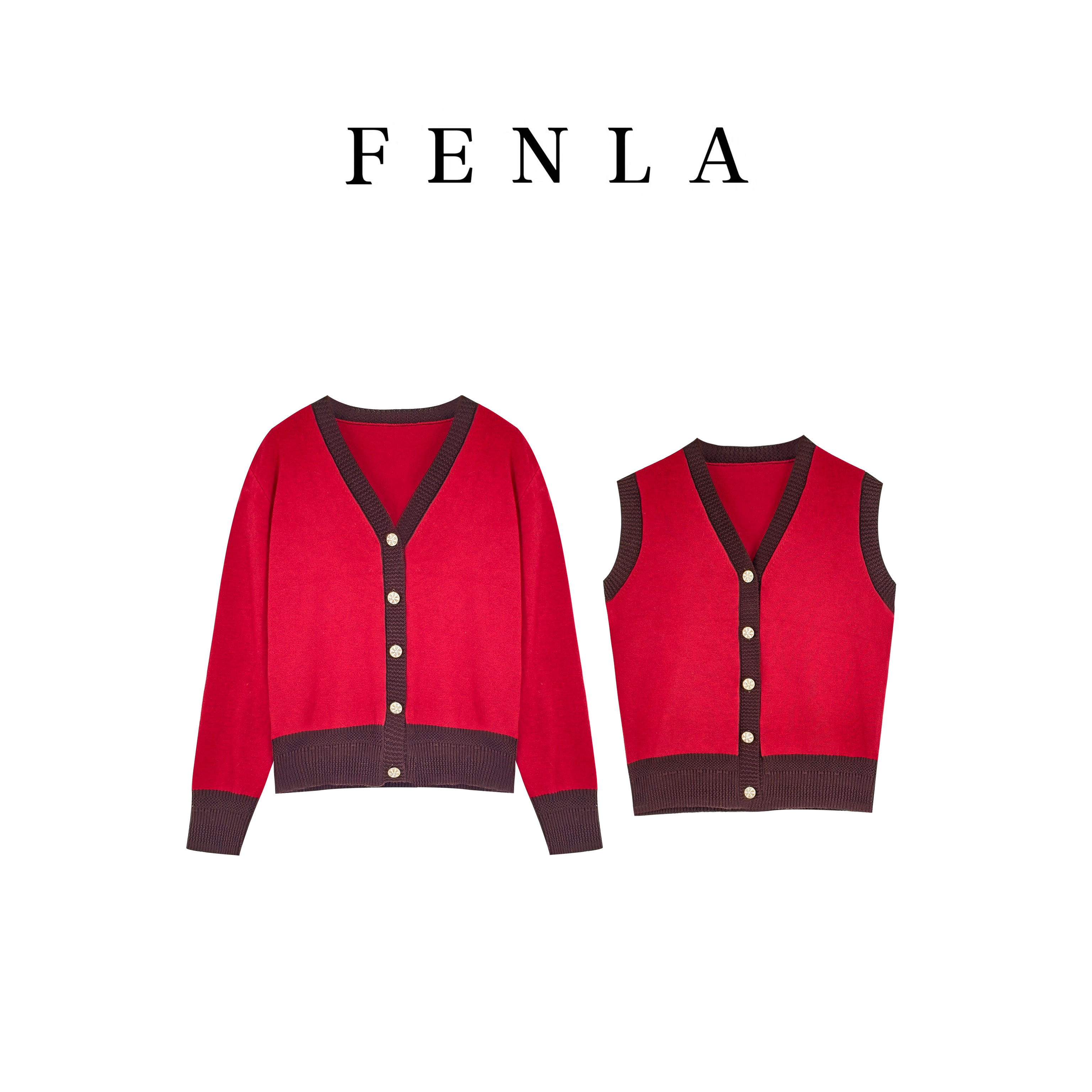 羊毛针织女穿搭时尚背心小外套