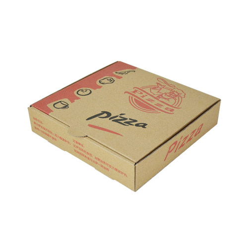 烘焙包装 披萨盒一次性披萨盒pizza盒6寸9寸10寸通用外卖瓦楞纸盒