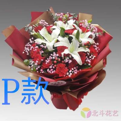 生日贺寿康乃馨山西长治订花店送花长子县武乡县沁县同城鲜花快递