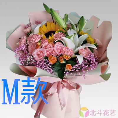 生日表白求婚百合河北唐山花店送花古冶区开平区新区同城鲜花快递