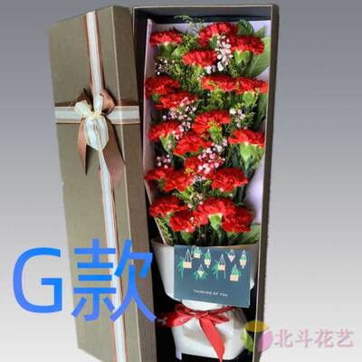 生日祝福周年康乃馨甘肃张掖花店送花肃南民乐临泽县同城鲜花速递