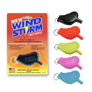 美国进口Wind Storm Whistle水底潜水口哨救援应急求生声音大哨子