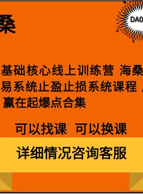 海桑陈金辉核心线上视频N型波段止盈止损赢在起爆点风云再起合集