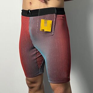 弹力透气跑步训练压缩裤 运动健身五分裤 男士 户外跑步速干紧身短裤