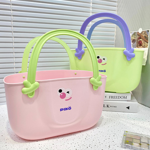 浴筐洗澡篮子手提浴室洗漱用品收纳筐高颜值长方形学生宿舍洗浴篮