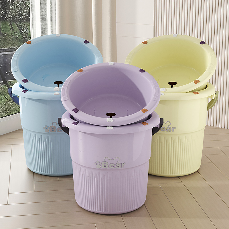 可爱塑料学生洗漱水桶脸盆