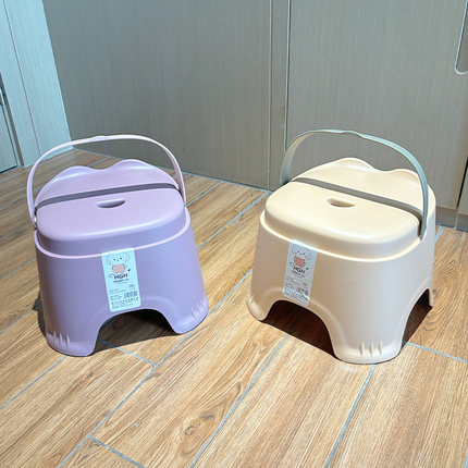 加厚小凳子成人结实家用塑料客厅板凳椅子儿童洗澡浴室女换鞋矮凳
