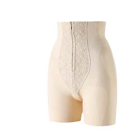 高腰拉链收腹裤提臀女内裤安全排扣产后姿妙尔美体强效无痕塑身裤