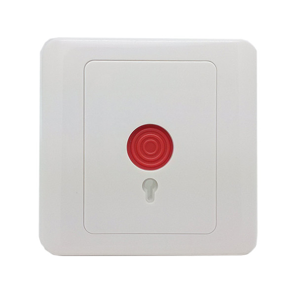 紧急按钮应急开关楼宇门禁手动复位86面板 带钥匙 控制应急通道门