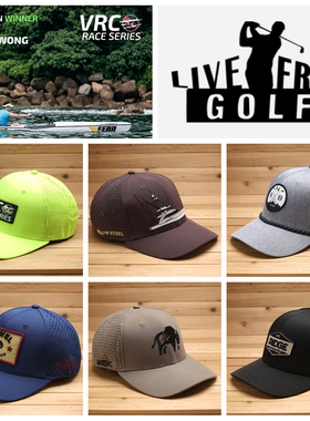 9月欧美高尔夫球小众潮牌激光冲孔网眼功能吸汗带硬顶弯檐棒球帽