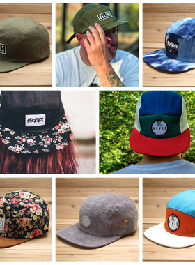 12月潮牌孤品港风潮人滑板滑雪灯心绒软顶五片秋冬季平沿檐棒球帽