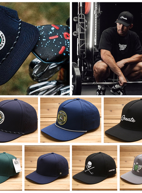 12月小众欧美高顶弯檐激光打孔透气网眼运动款glof高尔夫球棒球帽