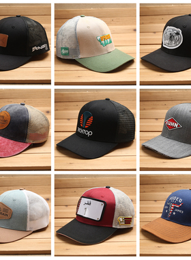 0511ins小众孤品高街夏季露营百搭出游圆硬顶弯檐透气网眼棒球帽