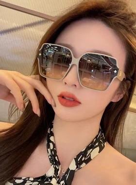 大框显瘦太阳镜时尚街拍抖音