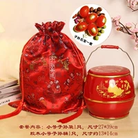 Небольшое резиновое дерево пластиковое ведро+маленький сын -In -Law Bag+пять эталонных классификационных диаграмм размера сокровищ
