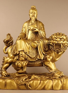 全铜救苦天尊太乙真人坐骑九头狮