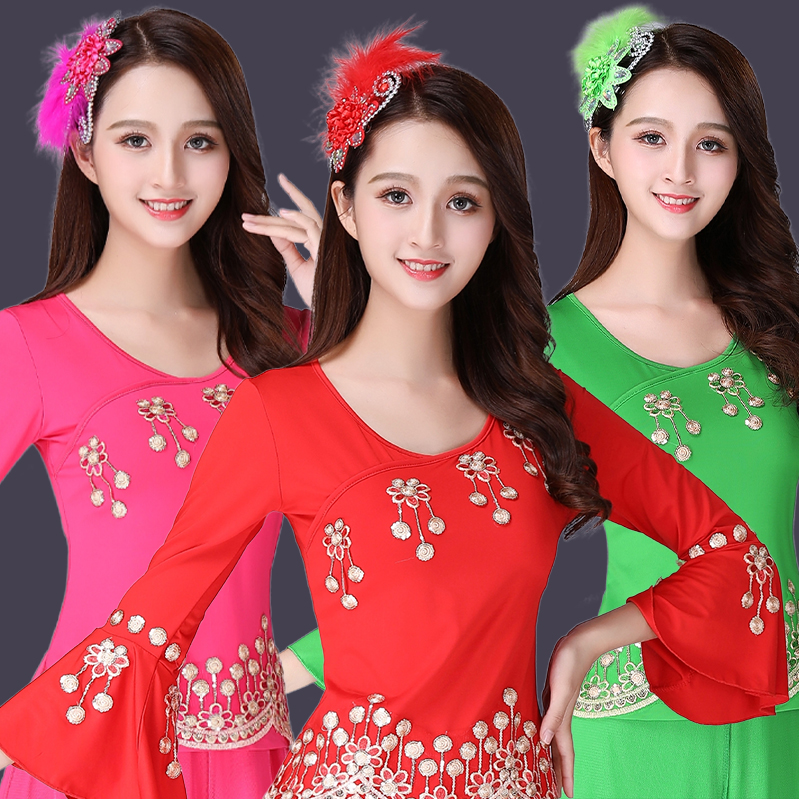 新款时尚广场舞演出服女厂家直销