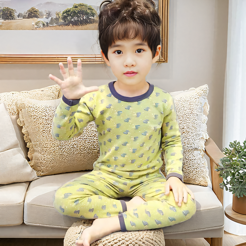 儿童内衣套装春秋女童秋衣秋裤保暖宝宝线衣线裤2025套家居服睡衣